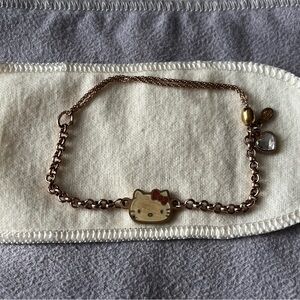 Alex and Ani ride gold Sanrio Hello Kitty adjustable bracelet